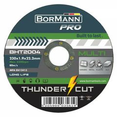 BHT2004 ΤΡΟΧΟΣ ΚΟΠΗΣ 230x1.9mm MULTI BORMANN PRO 035619
