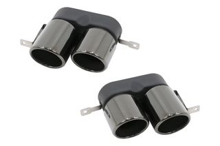 Exhaust Muffler Tips suitable for BMW 3 Series G20 (2019-up) Titanium Black