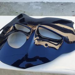 SUZUKI GSXR HAYABUSA gen1  Ολική βαφή μαύρο-μπλε πέρλα. Επισκευή- συγκόλληση- Επαναβαφή <<<Design By M.D.>>>.-thumb-7
