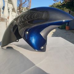 SUZUKI GSXR HAYABUSA gen1  Ολική βαφή μαύρο-μπλε πέρλα. Επισκευή- συγκόλληση- Επαναβαφή <<<Design By M.D.>>>.-thumb-8