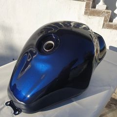 SUZUKI GSXR HAYABUSA gen1  Ολική βαφή μαύρο-μπλε πέρλα. Επισκευή- συγκόλληση- Επαναβαφή <<<Design By M.D.>>>.-thumb-13
