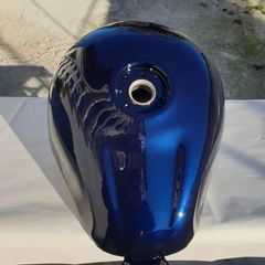 SUZUKI GSXR HAYABUSA gen1  Ολική βαφή μαύρο-μπλε πέρλα. Επισκευή- συγκόλληση- Επαναβαφή <<<Design By M.D.>>>.-thumb-15