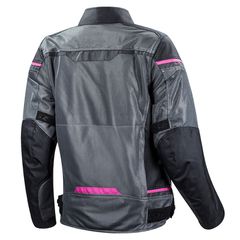 Ls2 Riva Lady Jacket Black/Dark Grey/Pink-thumb-1