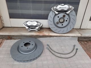 Mercedes 4πίστονα Brembo 344x32 W204 W212 R172 C-class CLK SLK AMG-thumb-2