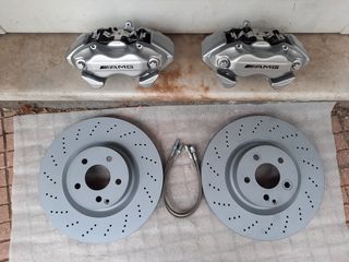 Mercedes 4πίστονα Brembo 344x32 W204 W212 R172 C-class CLK SLK AMG-thumb-10