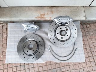  Mercedes 2πιστονα 330x28 Brembo W203 W209 R171 330x28 C-class CLK SLK AMG