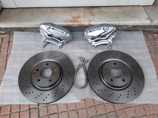  Mercedes 2πιστονα 330x28 Brembo W203 W209 R171 330x28 C-class CLK SLK AMG-thumb-7