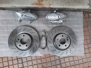  Mercedes 2πιστονα 330x28 Brembo W203 W209 R171 330x28 C-class CLK SLK AMG-thumb-8