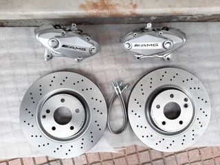  Mercedes 2πιστονα 330x28 Brembo W203 W209 R171 330x28 C-class CLK SLK AMG-thumb-9