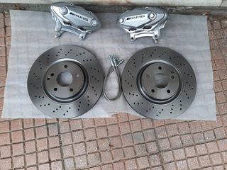  Mercedes 2πιστονα 330x28 Brembo W203 W209 R171 330x28 C-class CLK SLK AMG-thumb-10