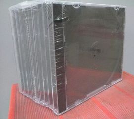CD θήκη κανονική μαύρη (CD jewel case black) (πακέτο των 10)-(pack of 10)