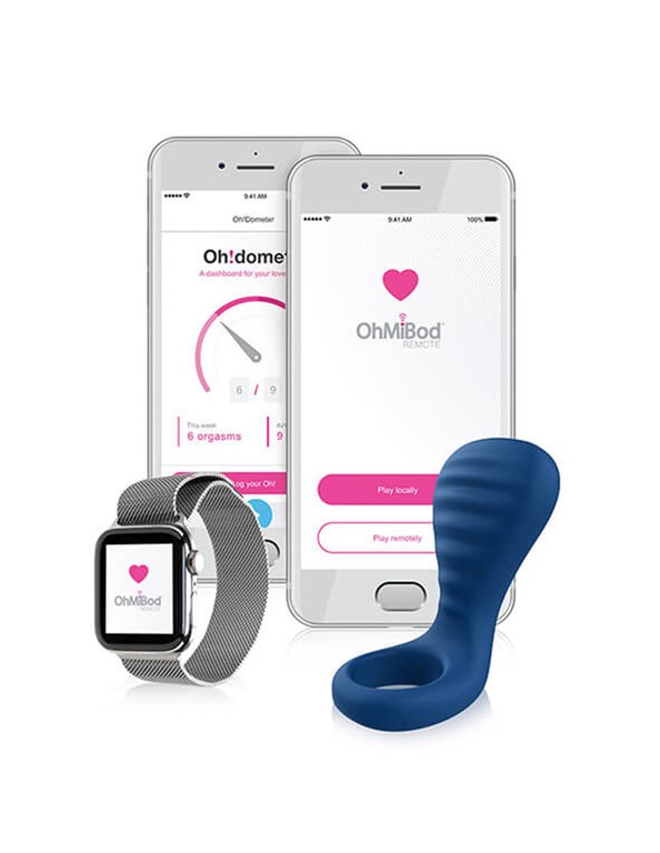 Δονούμενο Δαχτυλίδι Πέους OhMiBod Nex 3