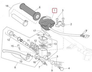 Σκρίπ Γκαζιού Derbi Rambla 300 E3 2010-2011 (EMEA) VTHRA1C AP8127592