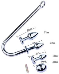 Πρωκτικός Γάντζος - Anal Hook Set 26 cm-thumb-5