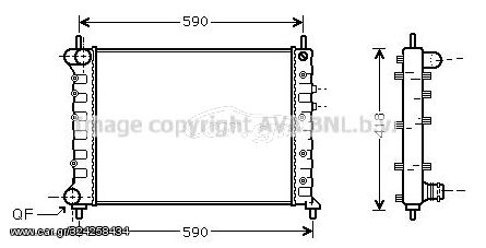 ΨΥΓΕΙΟ ΝΕΡΟΥ ΚΑΙΝΟΥΡΙΟ LANCIA LYBRA 1999-2005 (522Χ415Χ34) AVA LC2075 BEHR HELLA 8MK 376 769-491 FRIGAIR 0104.3032 NISSENS 68800 NRF 58168 VALEO 732581 46545309