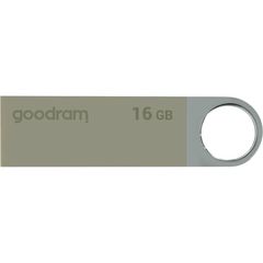 GOODRAM UUN2 USB 2.0        16GB Silver  - Πληρωμή και σε 3 έως 36 χαμηλότοκες δόσεις