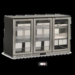 Βιτρίνα Συντήρησης Back Bar Τριπλή Inox Με Ανοιγόμενες Πόρτες S 285 XH - Klimaitalia