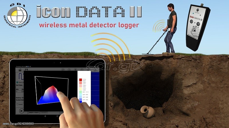 ICON DATA II ασύρματος καταγραφέας δεδομένων 3D