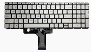 Πληκτρολόγιο Laptop - Keyboard for HP Pavilion 15-eh0011nv 15-eh1070wm 15-eh1000nw 15-eh1010nw 15-eh1125nw 15-eh0032nw Silver Backlit OEM (Κωδ. 40725USSILBL)