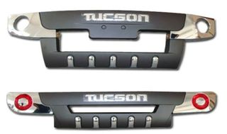 Εμπρόσθιο bull - bar και πίσω roll - bar για για Hyundai Tucson (2004-2010) - 2τμχ.  