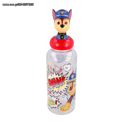 Παγουρίνο πλαστικό GIM Stor 3D Paw Patrol 560ml (530-10125)