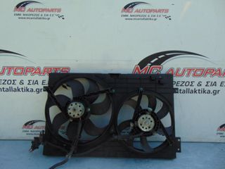 Βεντιλατέρ SKODA OCTAVIA 4 (1997-2003) 1J0121207M Διπλό σε πλαίσιο