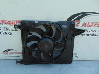 Βεντιλατέρ NISSAN QASHQAI (2007-2014) Μονό σε πλαίσιο με αντίσταση