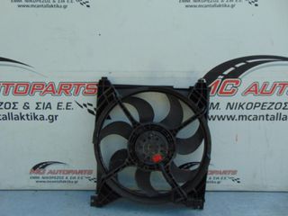 Βεντιλατέρ HYUNDAI SANTA FE (2000-2006) 25386-26200 Μονό σε πλαίσιο