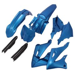 ΚΙΤ ΠΛΑΣΤΙΚΩΝ YAMAHA YZ125, YZ250 2022 BLUE METAL FLOW | POLISPORT