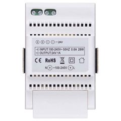 μετασχηματιστής 100-240V~ 50/60Hz 24Vdc DIN 40103