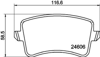 TAKAKIA ΠΙΣΩ AUDI A4, A5, Q5, 07-17  MDB2929               MDB2929 L8KD698451 L8KD698451A L8KD698451B 8K0098601E 8K0098601F 8K0098601H 8K0698451 8K0698451A 8K0698451B 8K0698451C 8K0698451D 8K0698451E