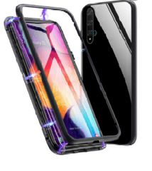ΜΑΓΝΗΤΙΚΗ ΘΗΚΗ ΜΠΡΟΣ ΚΑΙ ΠΙΣΩ ΤΣΑΜΙ ΓΙΑ ΤΟ HUAWEI NOVA 5T ΜΑΥΡΗ (ΟΕΜ)