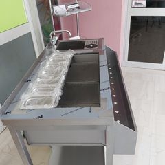 Bar station 120*67*86/90 εκ. Ποιότητα & Τιμή Stockinox-thumb-2