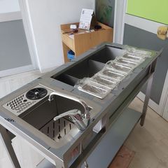 Bar station 120*67*86/90 εκ. Ποιότητα & Τιμή Stockinox-thumb-3