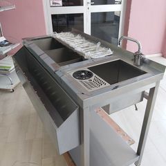 Bar station 120*67*86/90 εκ. Ποιότητα & Τιμή Stockinox-thumb-27