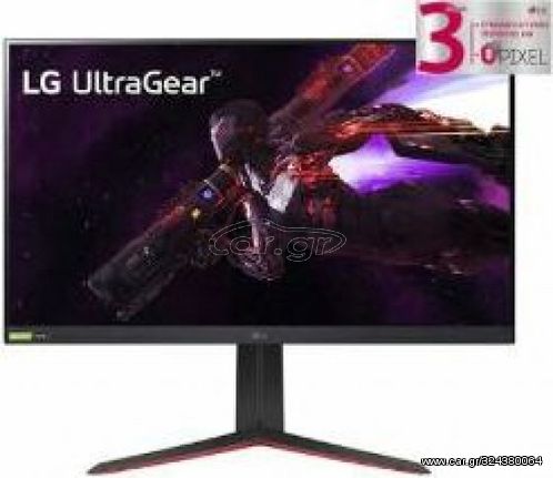 LG Monitor QHD, Lcd Tft Nano Ips LED, 31.5'', 16:9, 350 CD/M2, 1000:1, 165HZ, 1MS, 2560x1440, 2x HDMI/Display PORT/Usb HUB/Hp OUT, G-Sync COMPATIBLE, GAMING, 3YW. - (32GP850-B)