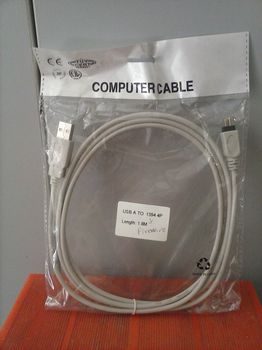 Καλώδιο (cable) USB A male to Firewire 4pin (1394) 1,8m