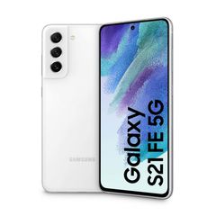 Samsung Galaxy S21 FE 5G SM-G990B 16.3 cm (6.4") Dual SIM Android 11 USB Type-C 6 GB 128 GB 4500 mAh White (SM-G990BZW)