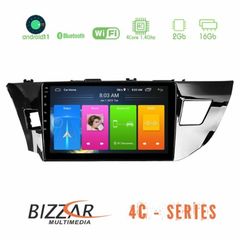 Bizzar Toyota Corolla 2014-2016 4core Android11 2+16GB Navigation Multimedia Tablet 9″