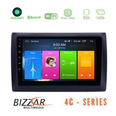 Bizzar Fiat Stilo 4core Android11 2+16GB Navigation Multimedia Tablet 9″