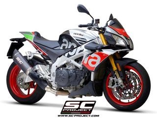 Sc Project Εξάτμιση Τελικό SC1-R Carbon APRILIA Tuono V4 1100 2017 - 2020 Με Προδιαγραφές Θορύβου Euro4