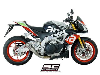 Sc Project Εξάτμιση Τελικό CR-T Titanium (Φ 70ΜΜ) APRILIA Tuono V4 1100 2017 - 2020 Χαμηλη Τοποθέτηση Χωρίς Προδιαγραφές Θορύβου