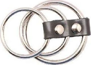 Cock Ring Τριπλό Ατσάλι-thumb-1