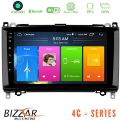 Bizzar Mercedes A/B/Vito/Sprinter Class 4core Android11 2+16GB Navigation Multimedia