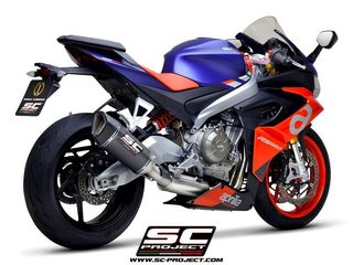 Sc Project Ολόσωμη Εξάτμιση SC1-R 2-1 Carbon Aprilia RS 660 2020 - 2022 Με Προδιαγραφές Θορύβου Euro5(Η Τιμή ειναι ενδεικτική,Ρωτήστε μας για την προσφορά μας)