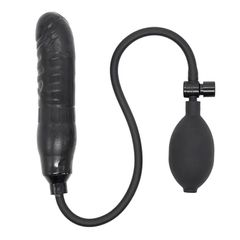 Φουσκωτό Dildo Μαύρο