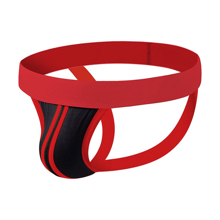 Bikini Men Tip Suspensor Red/Black