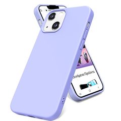 Premium Liquid Silicone Case Violet iPhone 13