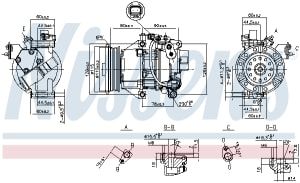  NIS 89554 Compressor, air conditioning