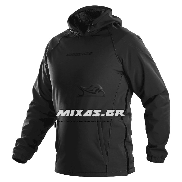 ΜΠΟΥΦΑΝ NORDCODE LYNX SOFTHELL HOODIE ΜΑΥΡΟ